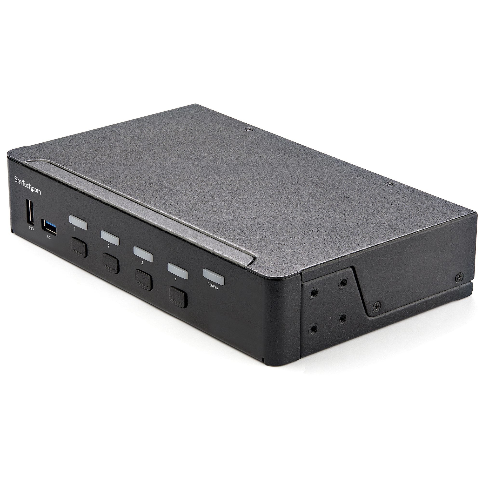 StarTech.com 4-Port HDMI KVM-Switch – 4K/60 Hz, USB 3.0-Hub, Audio