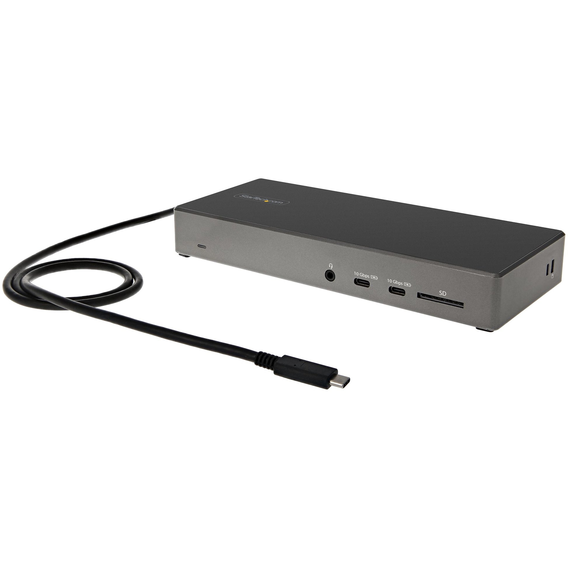 StarTech.com Dockingstation – USB-C, 2× DP, 1× HDMI, 4× USB-A, 2× USB-C, 100 W PD, GbE, für Windows/ChromeOS