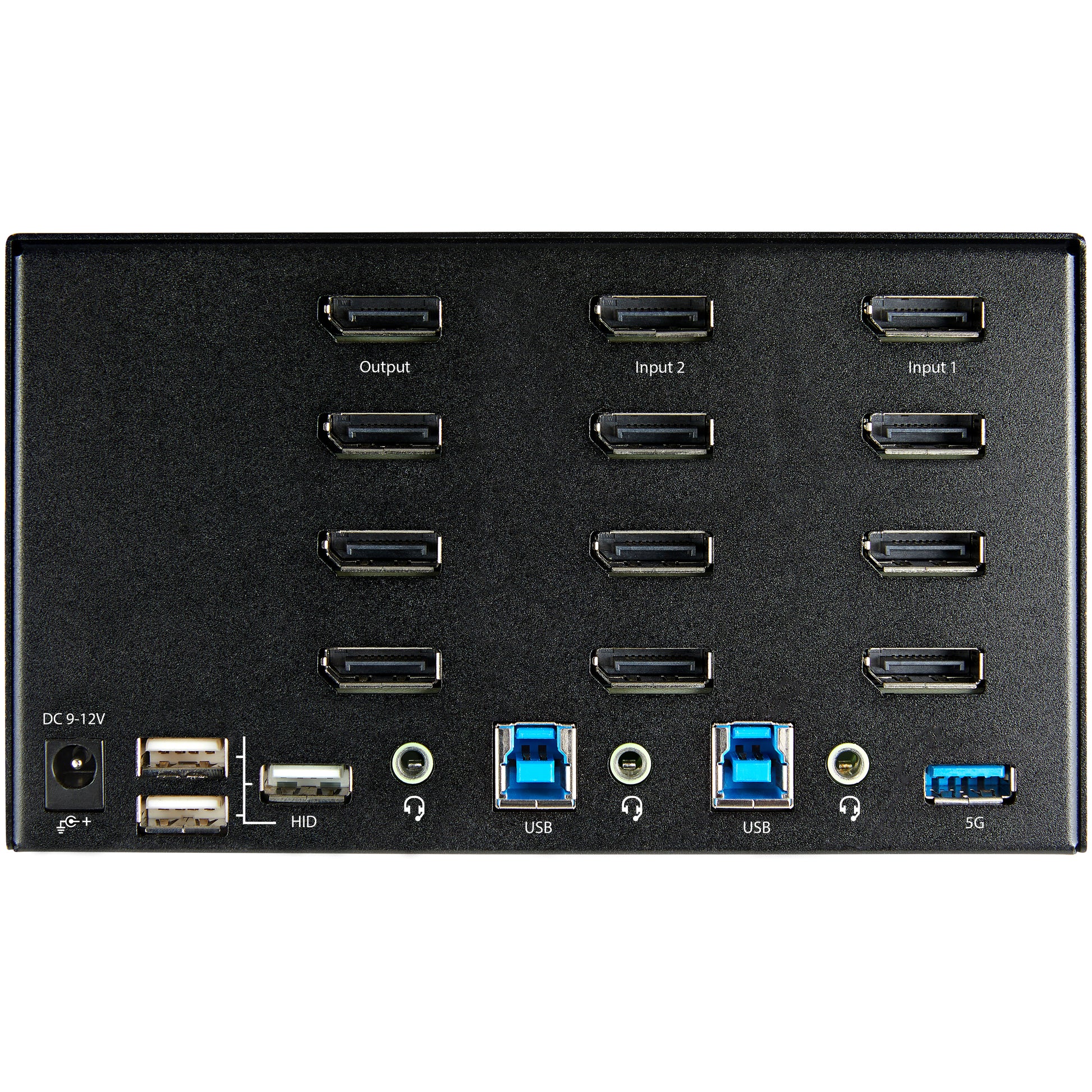 StarTech.com 2-Port Quad-View DP KVM-Switch – 4K/60 Hz, USB 3.0-Hub, Audio