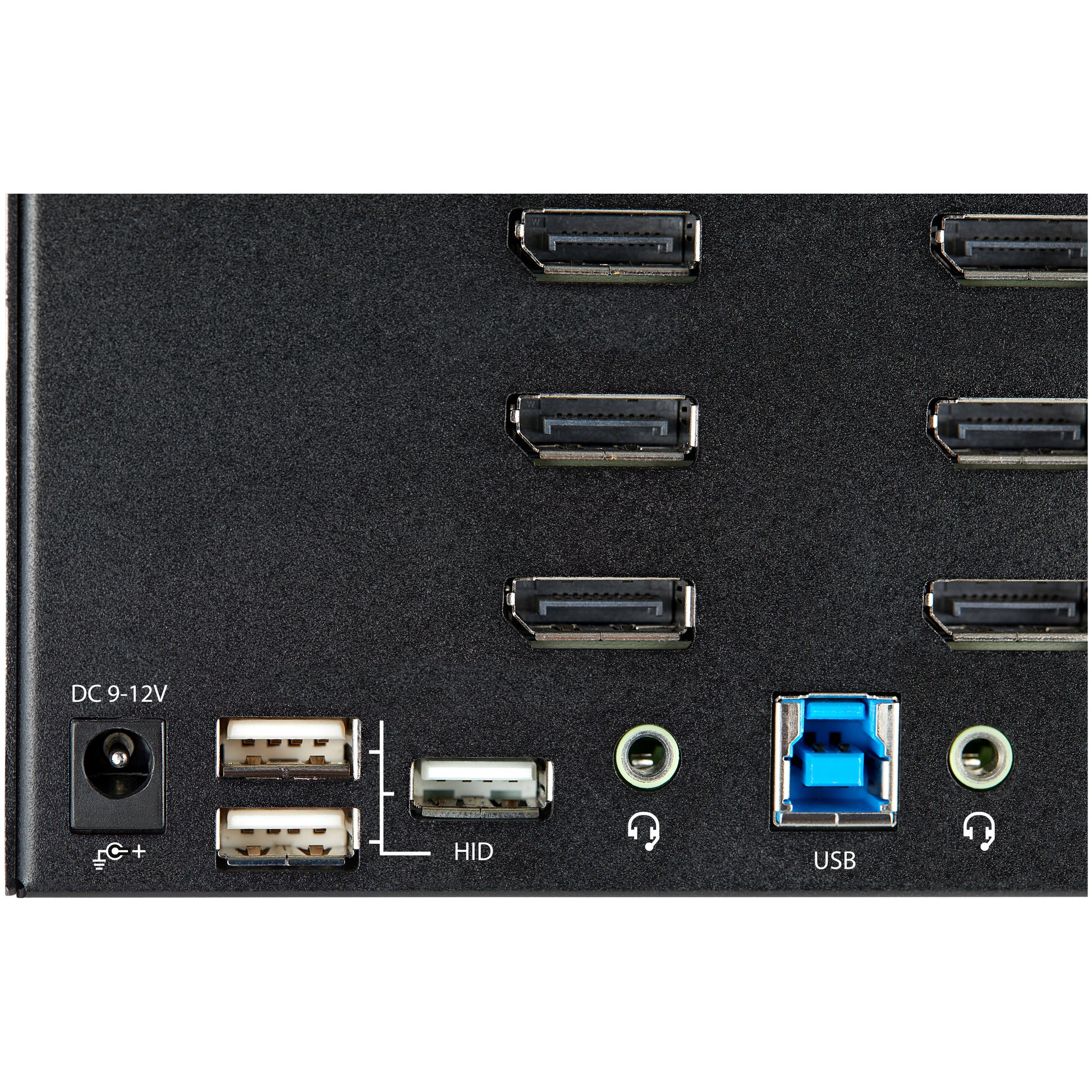 StarTech.com 2-Port Quad-View DP KVM-Switch – 4K/60 Hz, USB 3.0-Hub, Audio