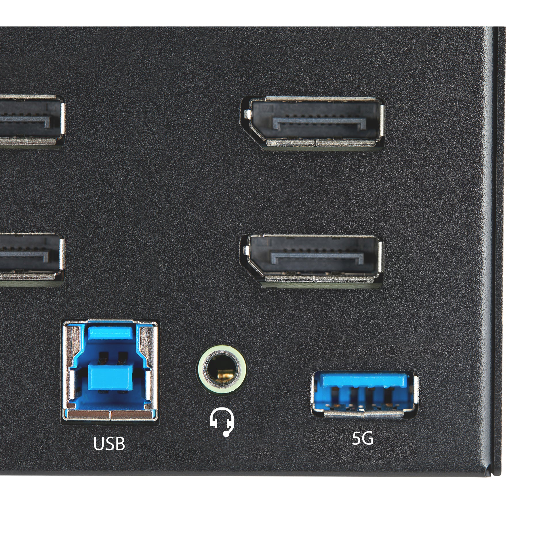 StarTech.com 2-Port Quad-View DP KVM-Switch – 4K/60 Hz, USB 3.0-Hub, Audio