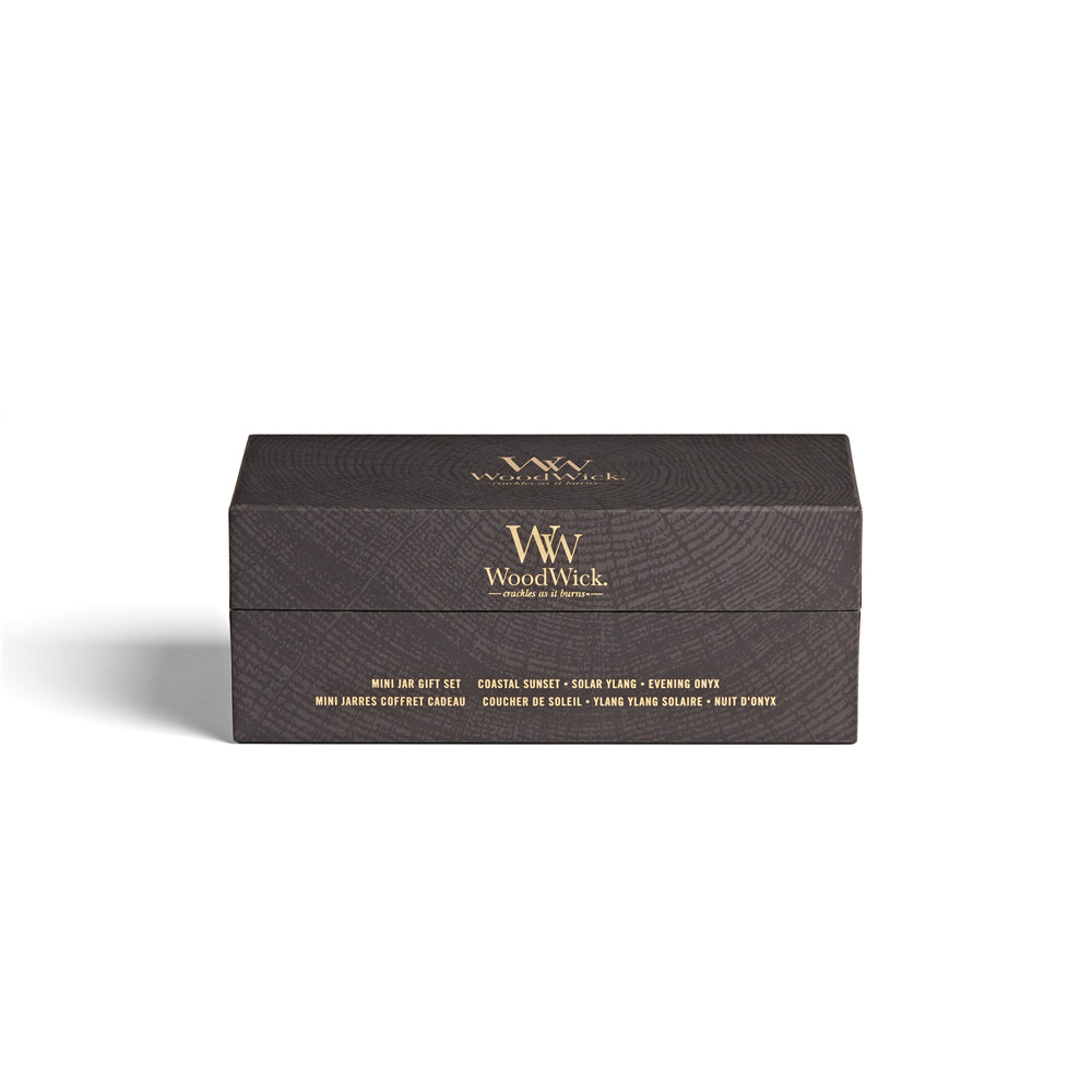 WoodWick Duftkerze – blumig – Ø 7 × 8 cm – 30 h – 3-teilig