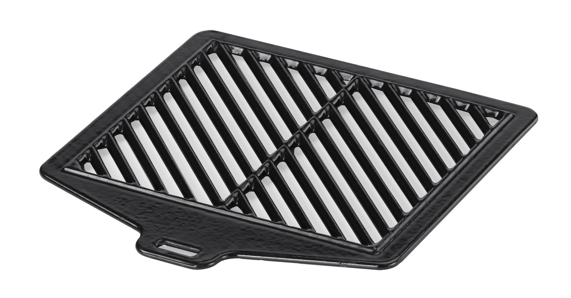 Trisa Grillrost XL – 30 × 27,5 cm, Gusseisen (emailliert), Schwarz – für BBQ Grill X-800