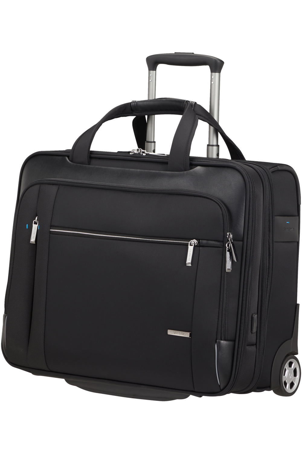 Samsonite Spectrolite 3.0 Notebook-Trolley – für Notebooks bis 17,3", 37,5/42,5 l, USB-Anschluss, Aufsteckfunktion