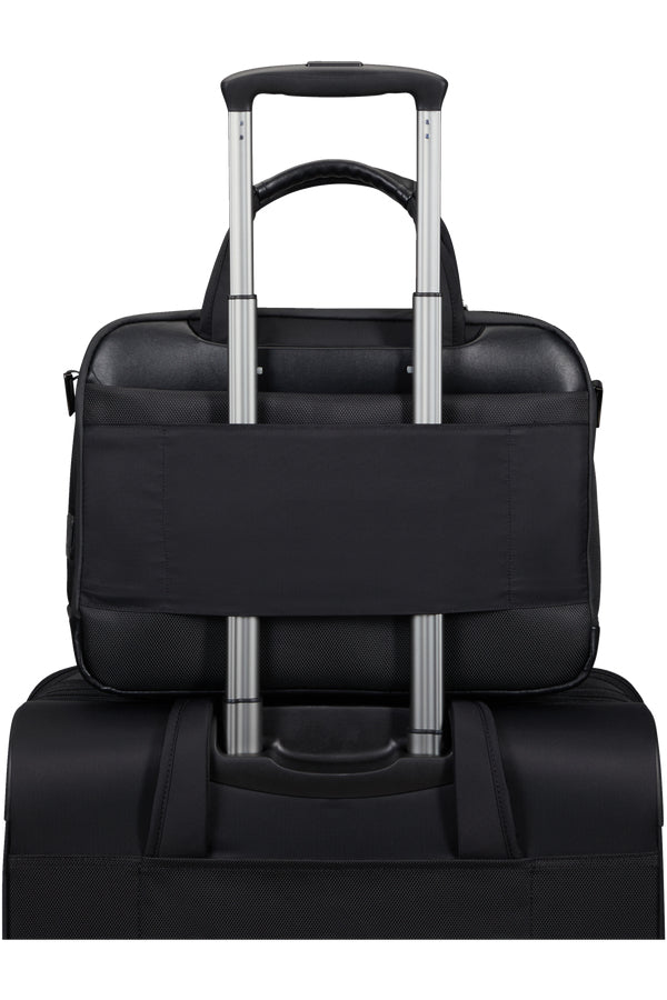 Samsonite Spectrolite 3.0 Notebook-Tasche – 12 l, Aufsteckfunktion, USB-Port, Polyester, Schwarz
