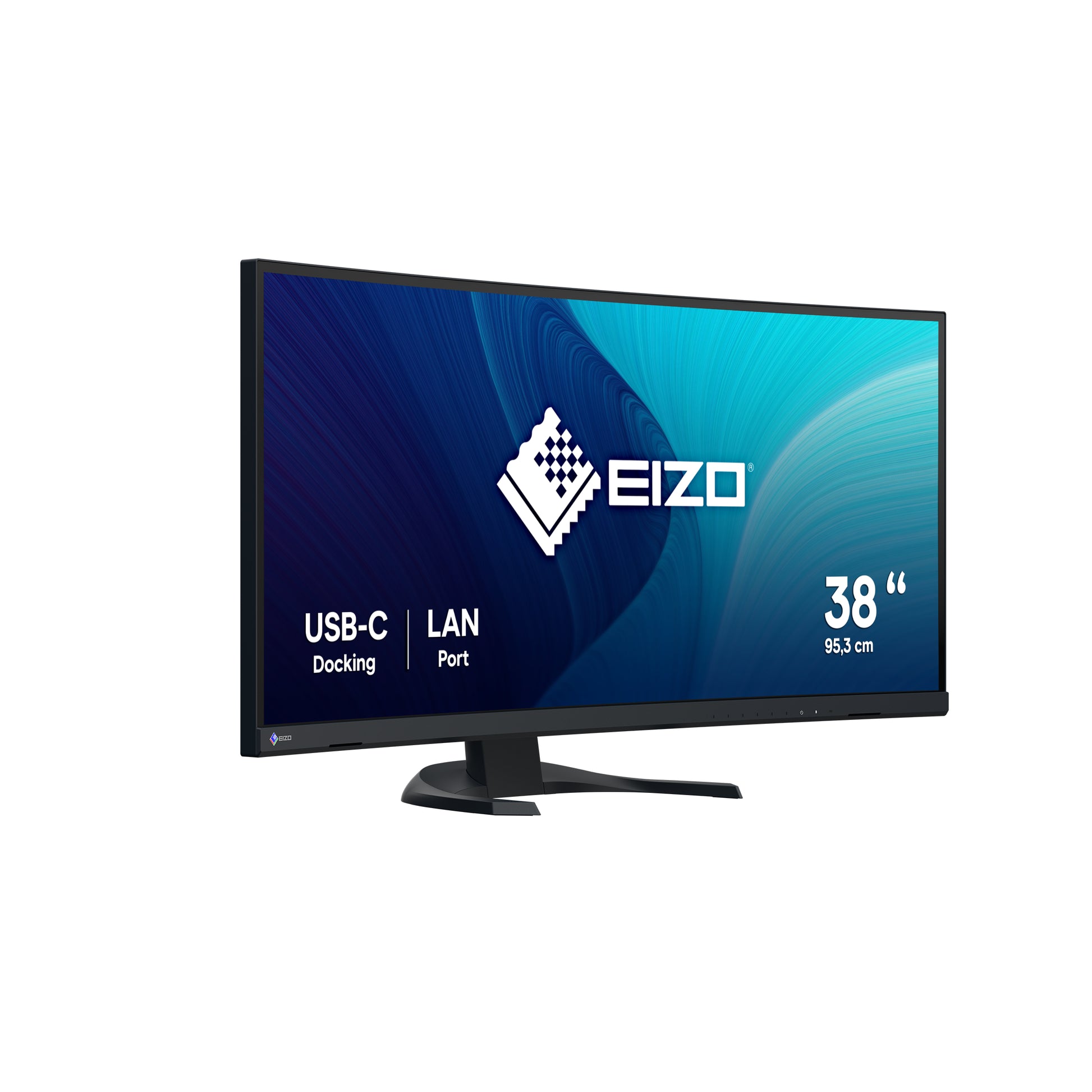 EIZO EV3851X – 37,5" Curved, 3840 × 1600 (UWQHD+), IPS, USB-C 94 W, KVM, LAN