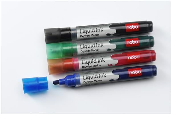 Nobo Whiteboard-Marker – 3 mm – sortiert – 6er-Set