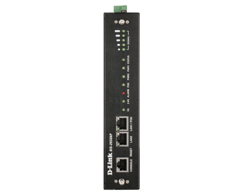 D-Link DIS-2650AP – Access Point – Wi-Fi 5 (2,4/5 GHz), 1,2 Gbit/s, GbE, PoE+, Wandmontage