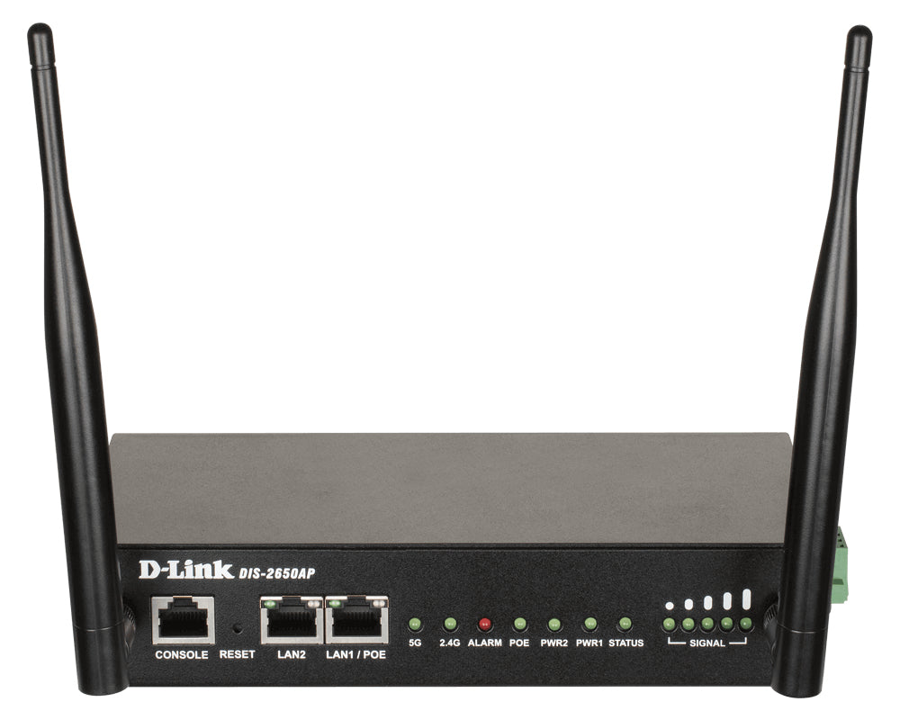 D-Link DIS-2650AP – Access Point – Wi-Fi 5 (2,4/5 GHz), 1,2 Gbit/s, GbE, PoE+, Wandmontage