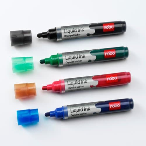 Nobo Whiteboard-Marker – 3 mm – sortiert – 6er-Set