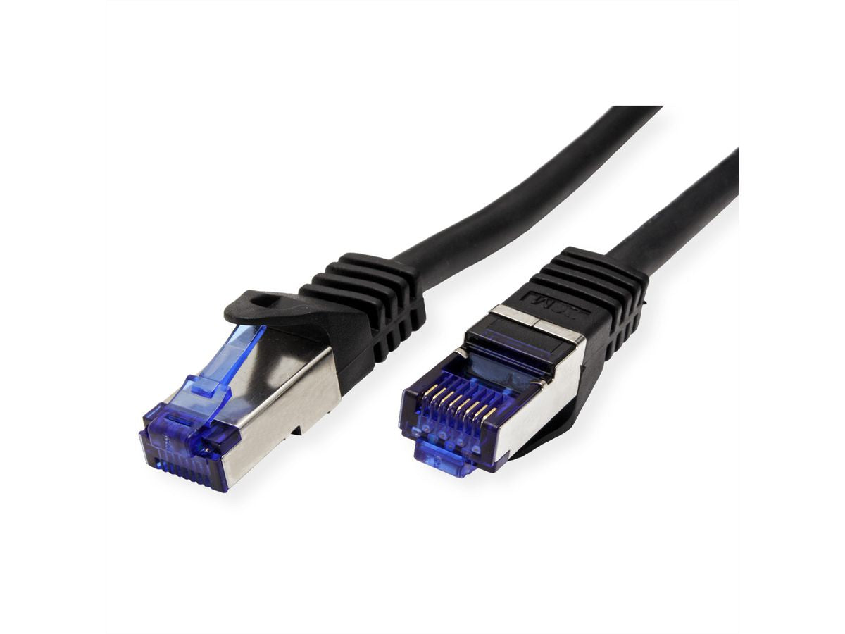 VALUE Patchkabel – Cat6A S/FTP (PiMF), 50 m, Schwarz, LSOH, RJ-45