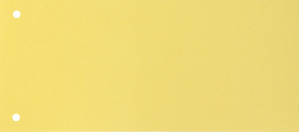 Biella Trennstreifen – 105 × 240 mm, Karton 180 g/m², Gelb, 2-fach (80 mm) – 100 Stk.