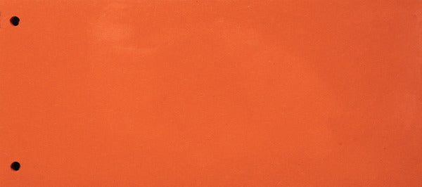 Biella Trennstreifen – 105 × 240 mm, Karton 180 g/m², Orange, 2-fach (80 mm) – 100 Stk.