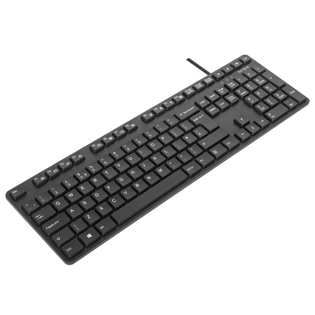 Targus Tastatur, kabelgebunden, UK-Layout (EN), Fullsize (mit Ziffernblock)