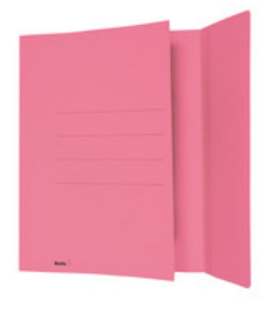 Biella Einlagemappe – A4, Rot, Karton 240 g/m²