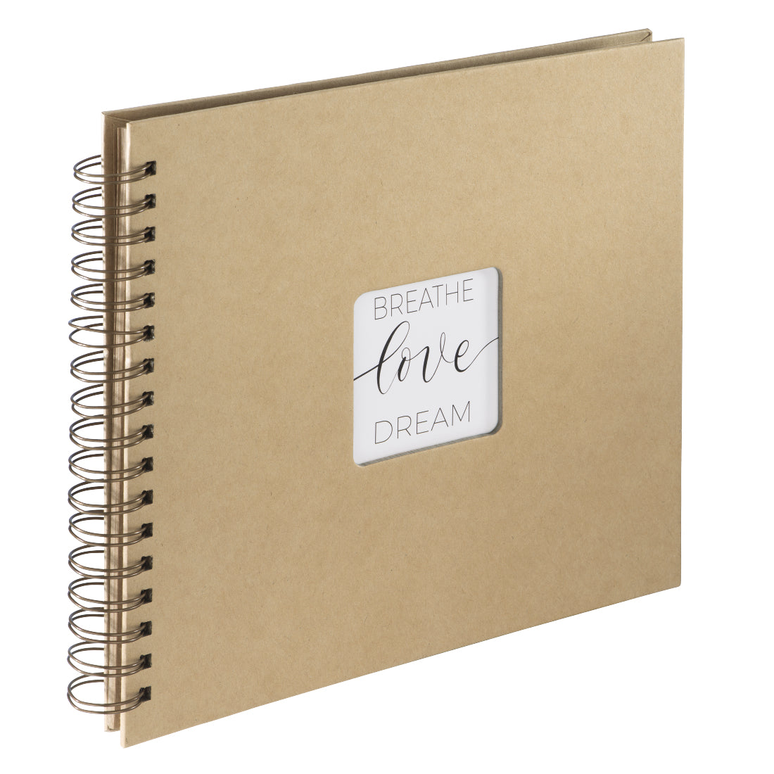Hama Fotoalbum Wiro Craft – Kraft, Spiralbindung, Papier, 280 × 240 mm