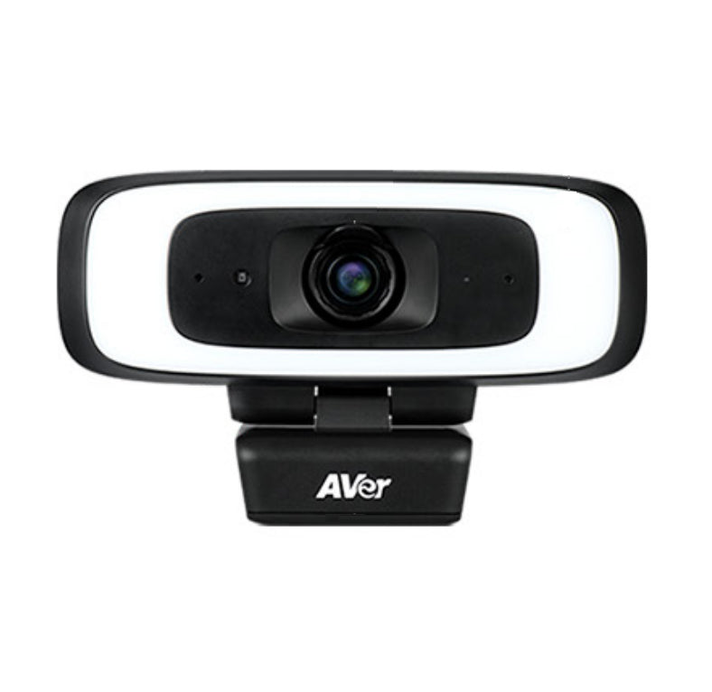 AVer CAM130 Webcam – 4K Ultra HD, 30 fps, Auto-Framing – Schwarz/Weiss