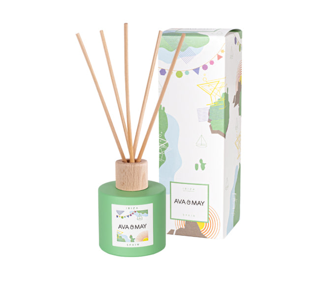 AVA & MAY Duftstäbchen Ibiza – Grün, Holz