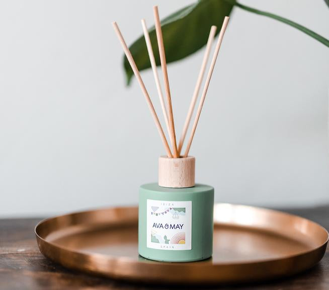 AVA & MAY Duftstäbchen Ibiza – Grün, Holz