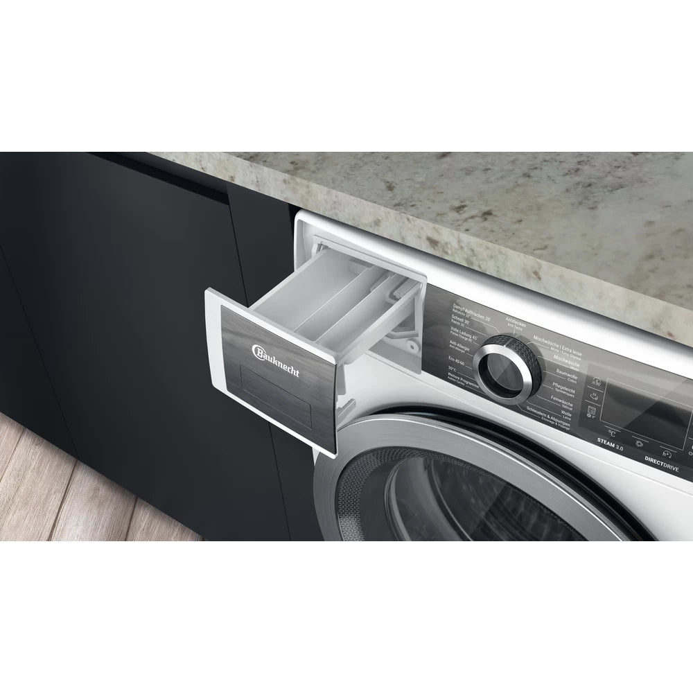Bauknecht Waschmaschine B6 W845WB CH – 8 kg, Dampf-Hygiene & Inverter, 1400 U/min, Energieklasse B – weiss