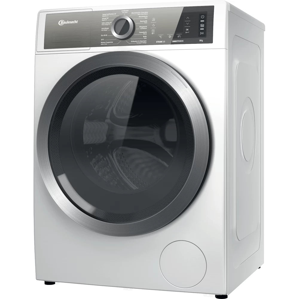 Bauknecht Waschmaschine B6 W845WB CH – 8 kg, Dampf-Hygiene & Inverter, 1400 U/min, Energieklasse B – weiss