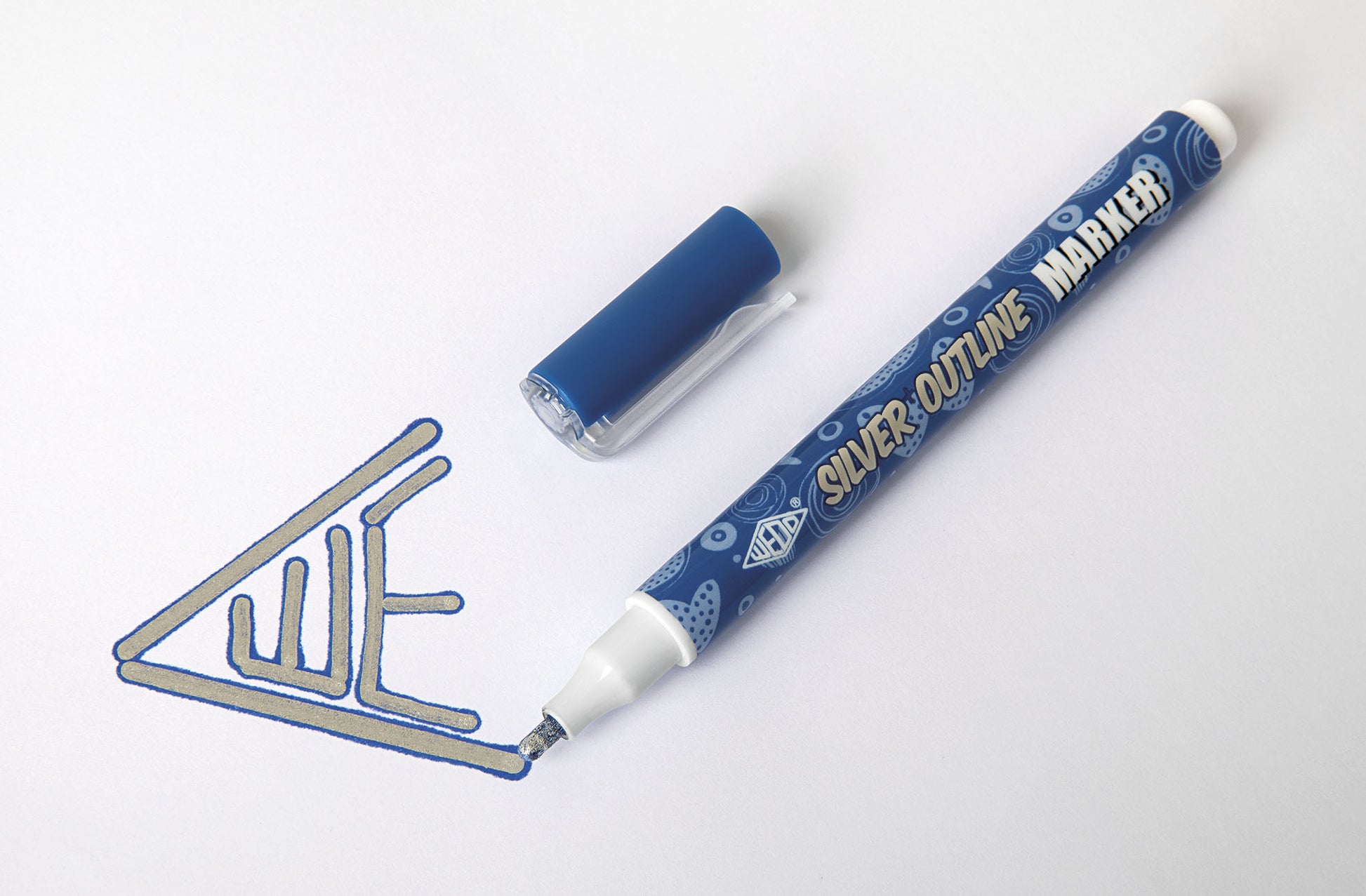 Wedo Kreativmarker für Permanent-Marker – mehrfarbig, 6er Set