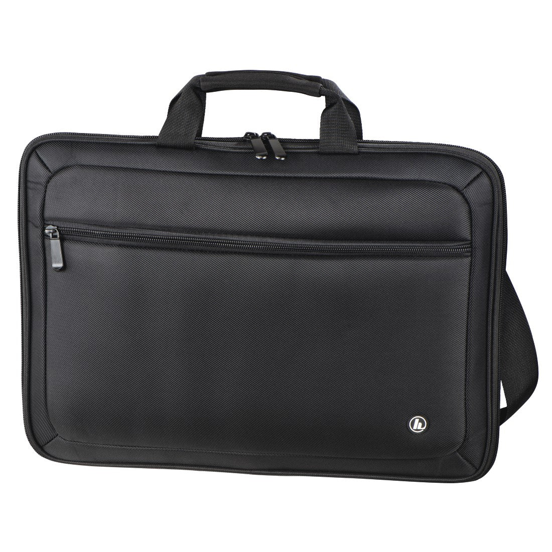 Hama Notebook-Tasche für Notebooks bis 15,6" – gepolstert, mit Trolleyband – Schwarz