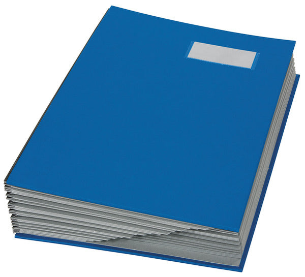 Biella Sammelmappe für A4, Karton, Blau