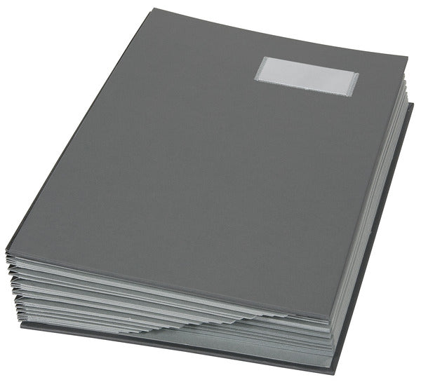 Biella Sammelmappe für A4, Karton, schwarz