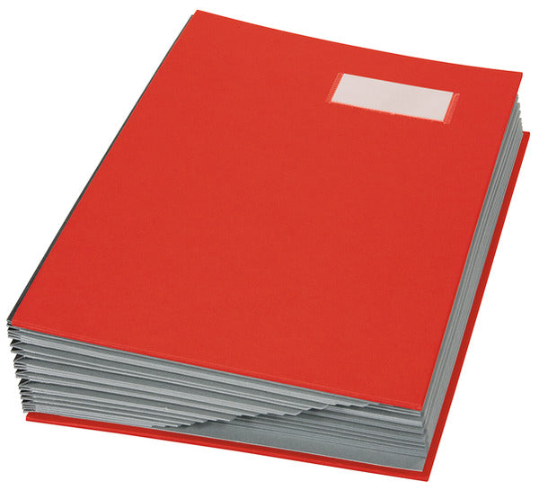 Biella Sammelmappe für A4, Karton, rot