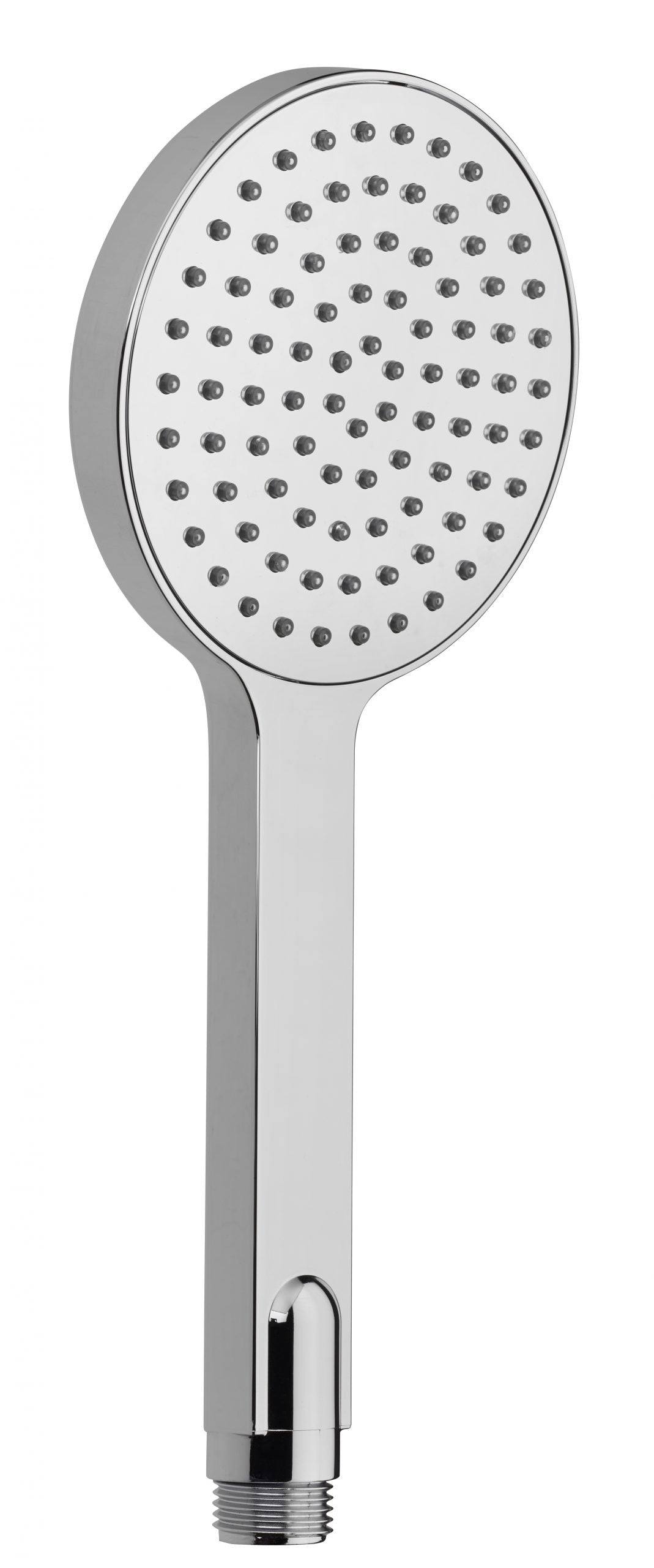 Nikles Handbrause Fresh 105 Uno – Ø10,5 cm, Edelstahl, 12 l/min, Chrom, für 1/2" Anschluss