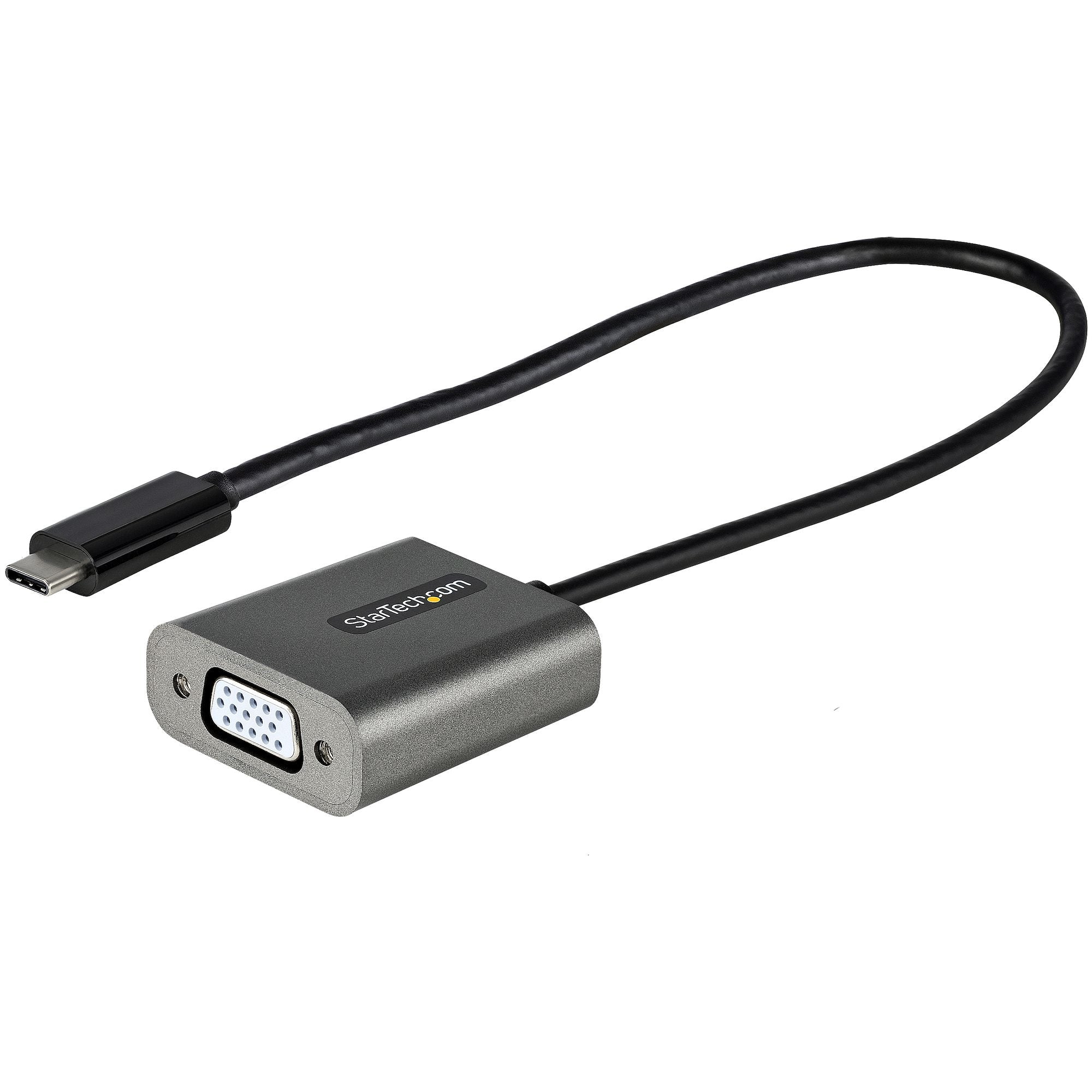 StarTech.com USB-C zu VGA Adapter – 1920 × 1200 @ 60 Hz, 0,3 m, DP Alt Modus – Weiss