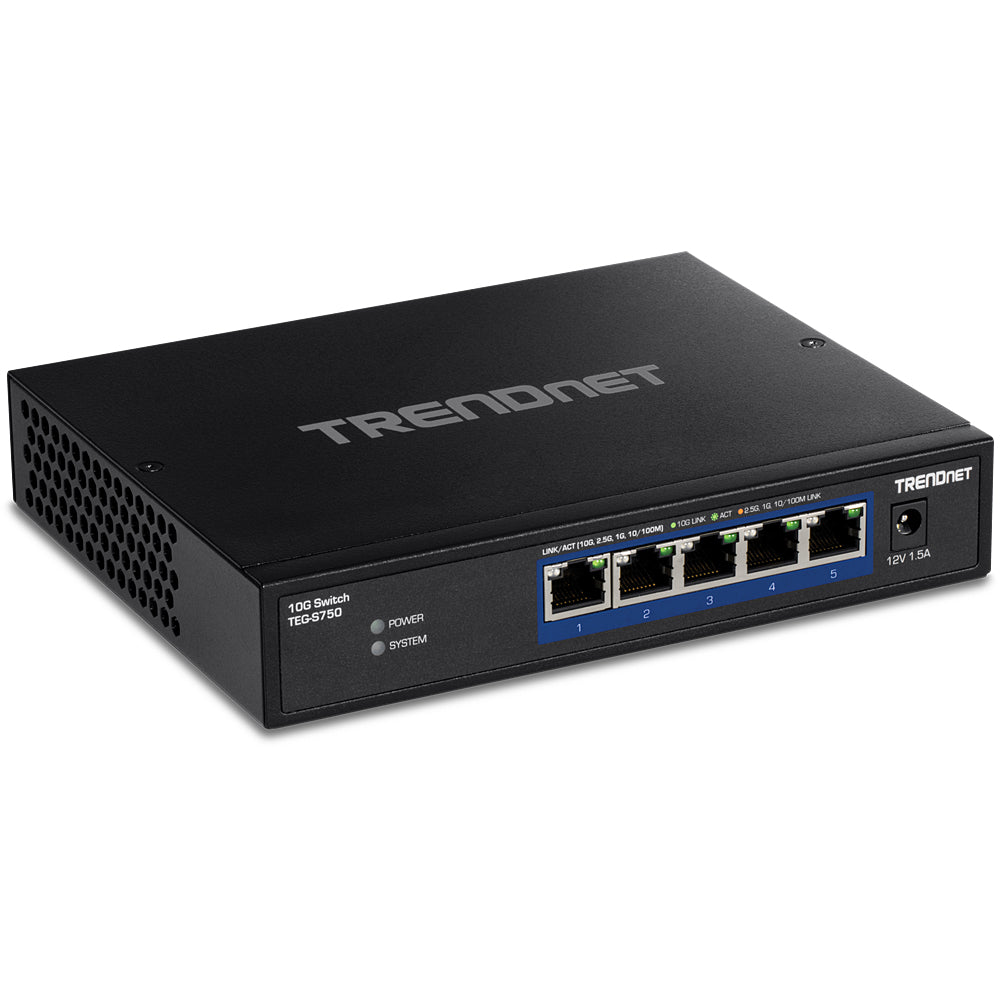 TRENDnet TEG-S750 – Switch – 5× 10G, Desktop