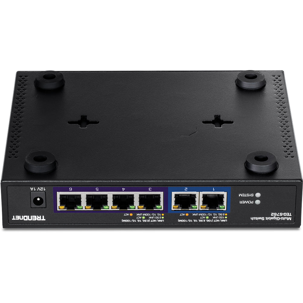 TRENDNET TEG-S762 – Switch – 2× 10G RJ-45, 4× 2,5G RJ-45, Desktop