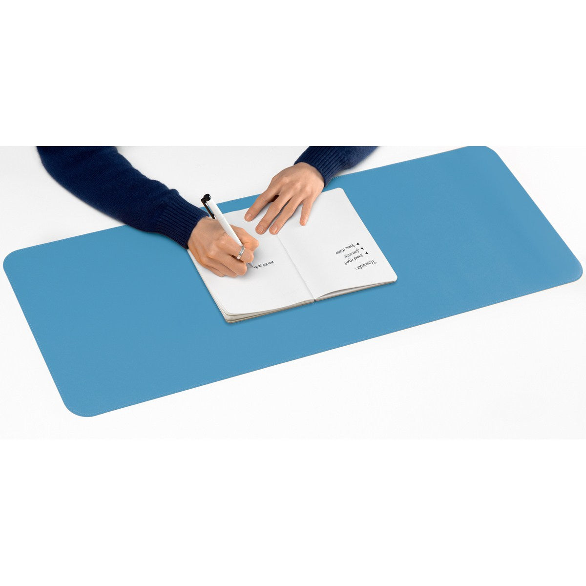 Sigel Schreibunterlage Write and Roll – blau/grün – 800 × 300 mm – Kunstleder, rutschfest