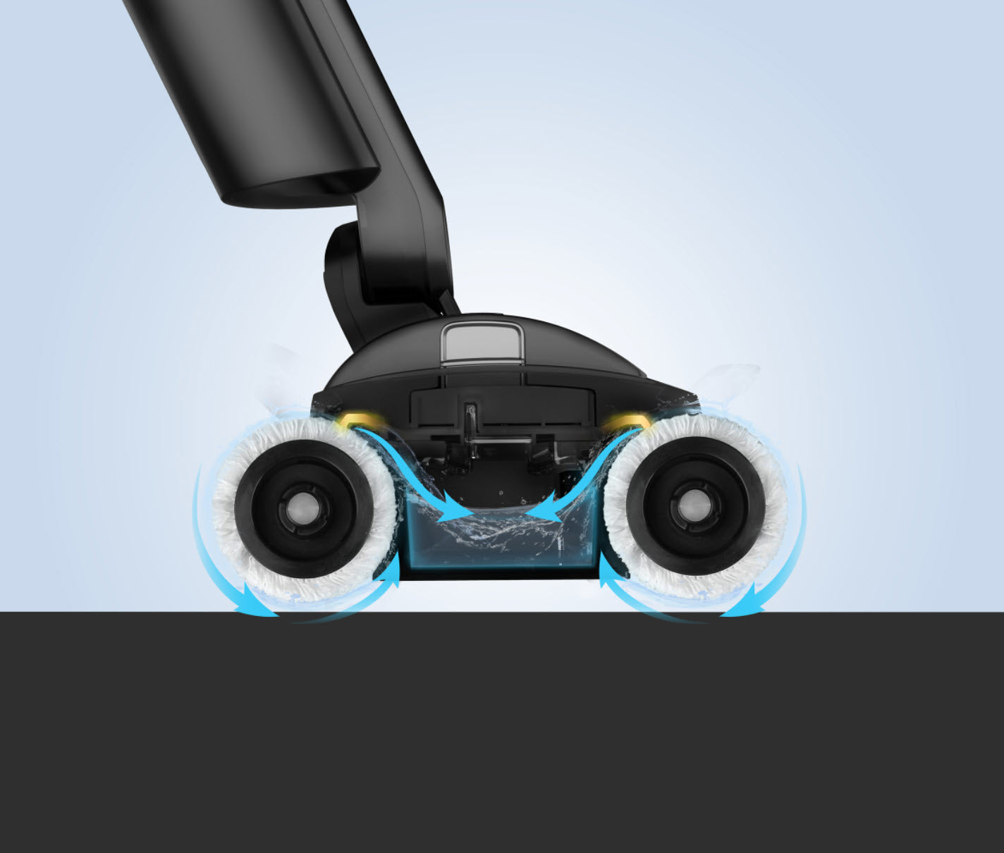 Trisa Akkustaubsauger Wet Clean Comfort T9746, mit Wischfunktion – 30 min, 60 W, 0,4 l