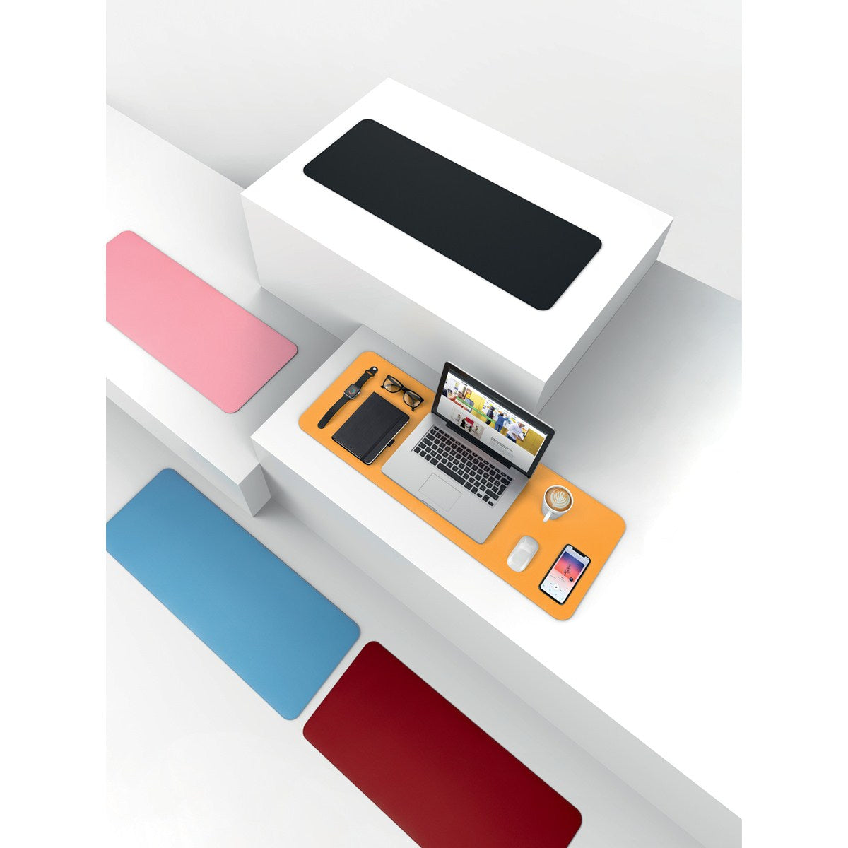 Sigel Schreibunterlage Write and Roll – 800 × 300 mm – Kunstleder, rutschfest
