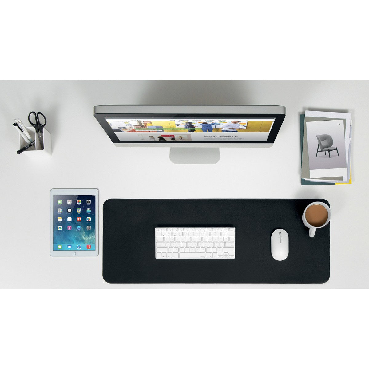Sigel Schreibunterlage Write and Roll – 800 × 300 mm – Kunstleder, rutschfest