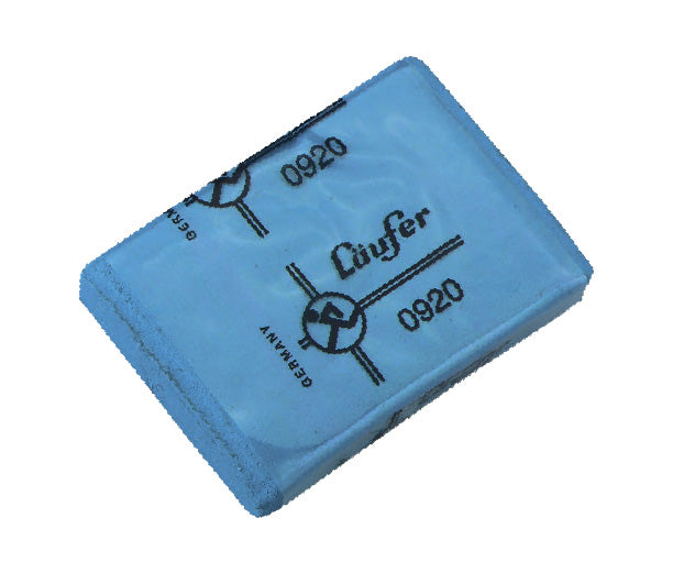 Laufer Radierer – für Kreide, Kohle – 46 × 10,5 × 32 mm – Kunststoff – Blau