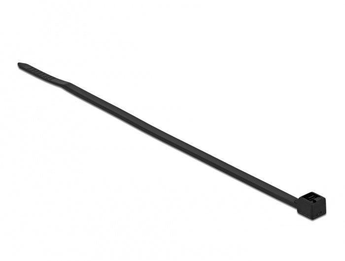DeLOCK Kabelbinder, 2,5 mm × 0,1 m, schwarz, 100 Stück