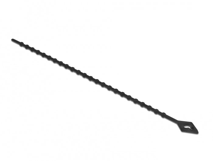 DeLOCK Kabelbinder 150 × 2,4 mm, Polyamid, Schwarz, Wiederverwendbar, 100 Stk.