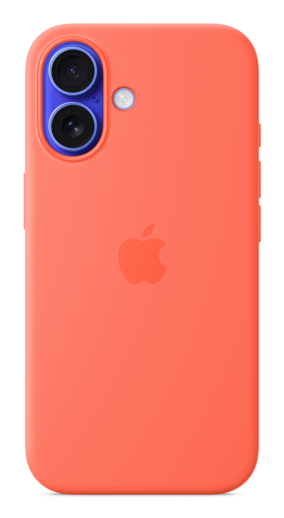 Apple Backcover – für Apple iPhone 16 – orange – Silikon – MagSafe-kompatibel
