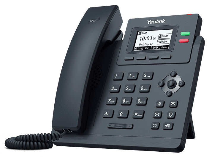 Yealink SIP-T31P – IP-Telefon, 2 SIP-Konten, PoE, Grau