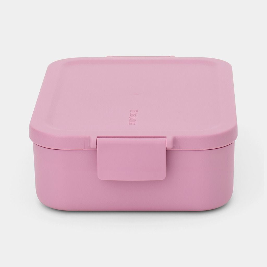 Brabantia Make & Take – Lunchbox 1,1 l, 20 × 13,5 × 5,5 cm, Kunststoff (recycelt), rosa