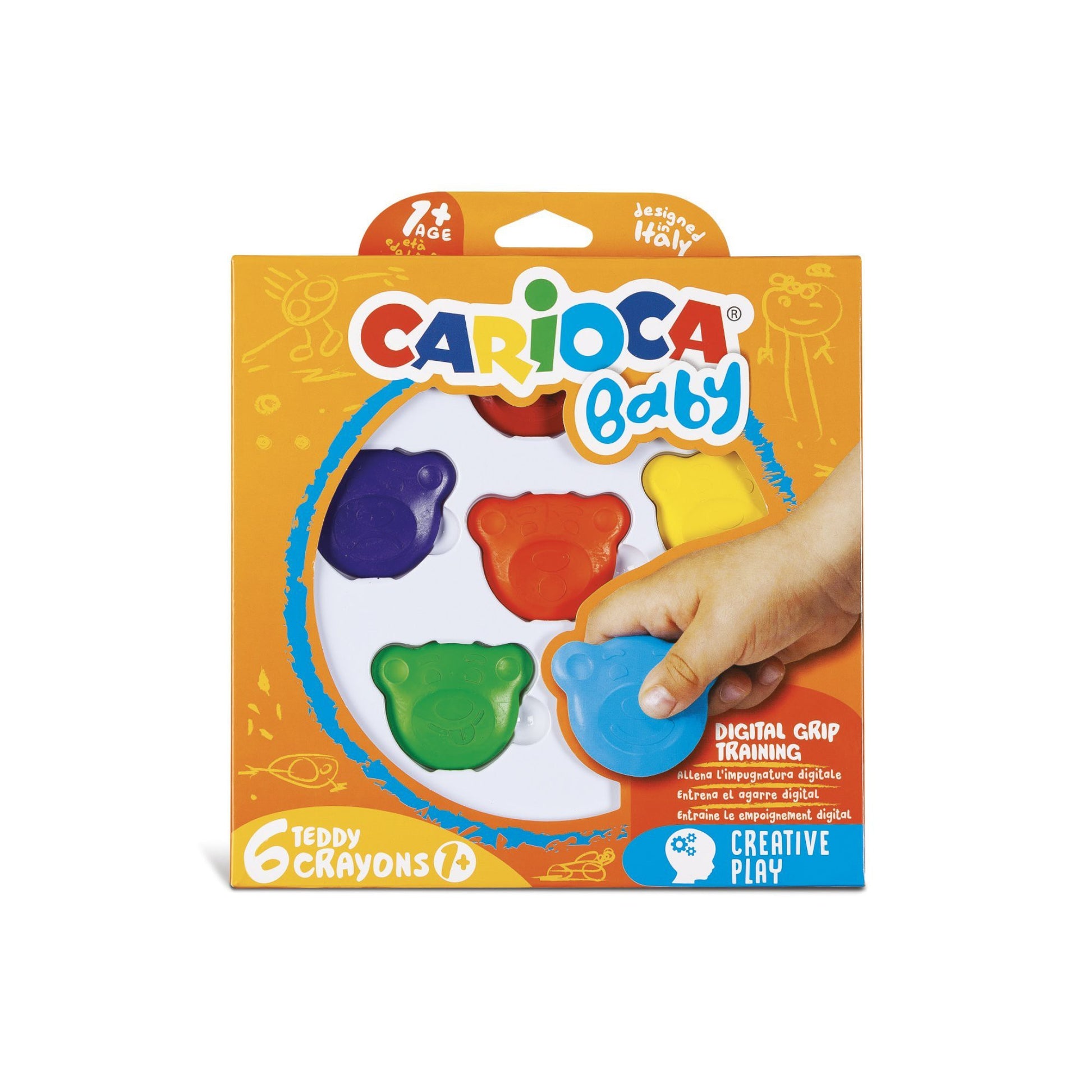 Carioca Farbstifte – 6 Farben, Karton