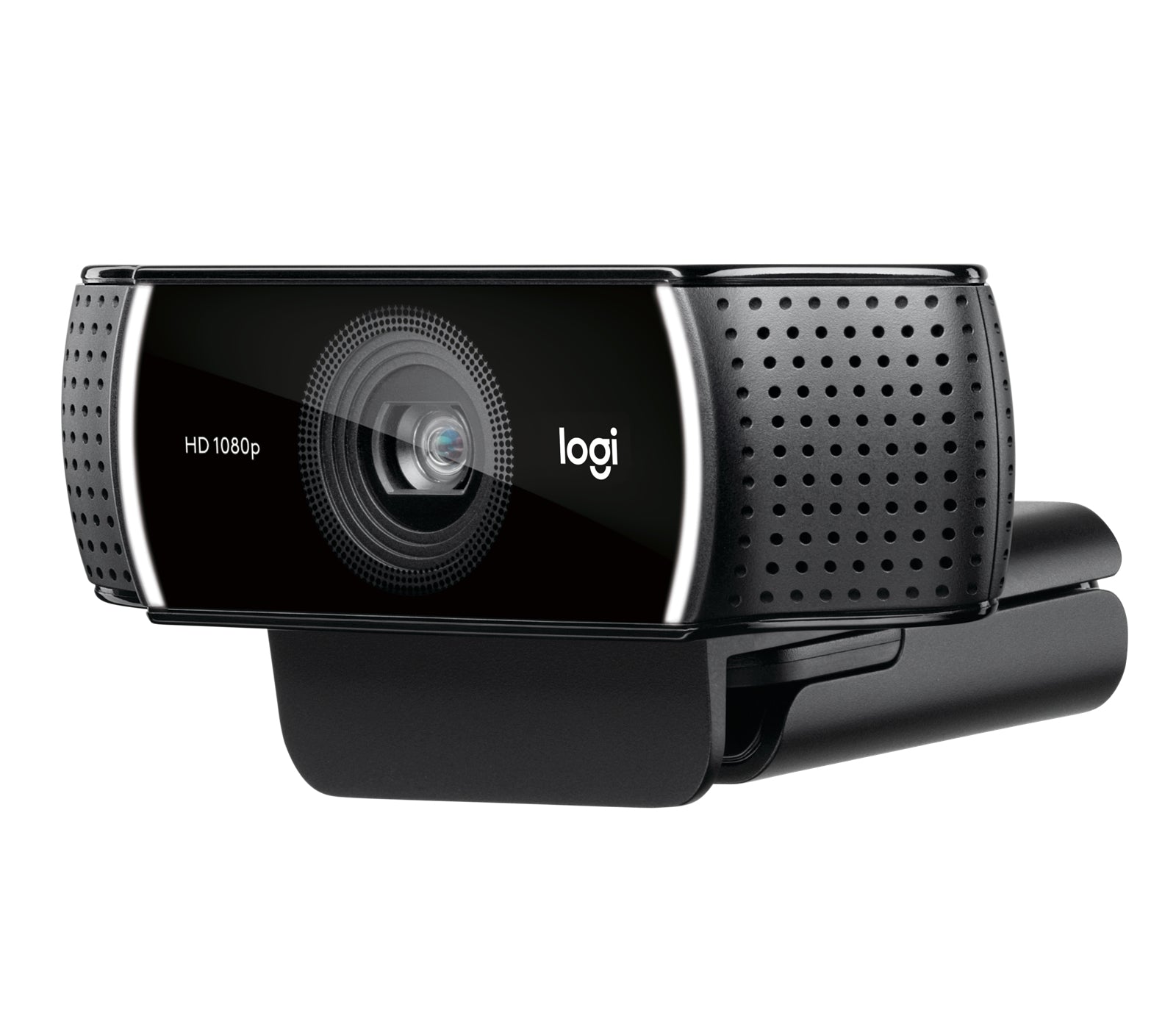 Logitech C922 Pro Stream Webcam – Full HD, 60 fps, USB, 87°, Schwarz, für Windows, macOS & Android