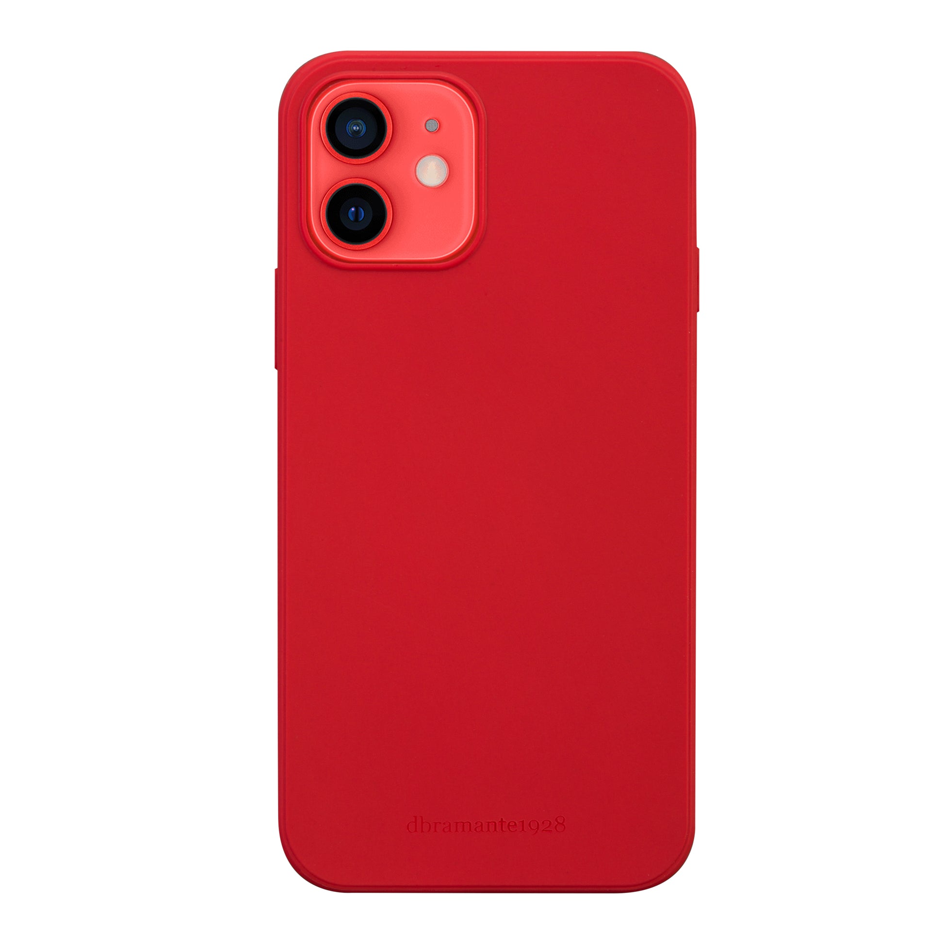 dbramante1928 Backcover – für Apple iPhone 12 mini, Recycling-Kunststoff, Rot