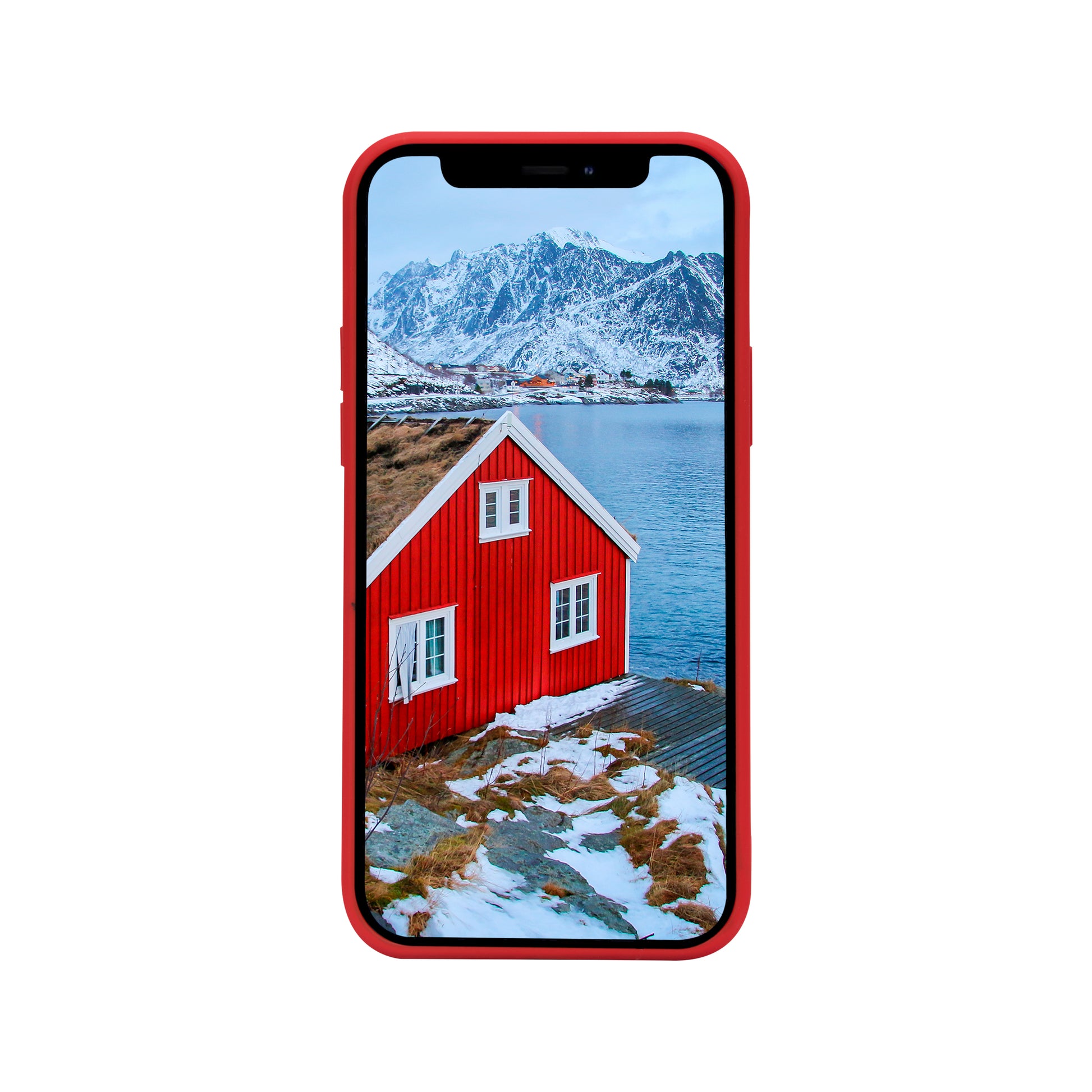dbramante1928 Backcover – für Apple iPhone 12 mini, Recycling-Kunststoff, Rot
