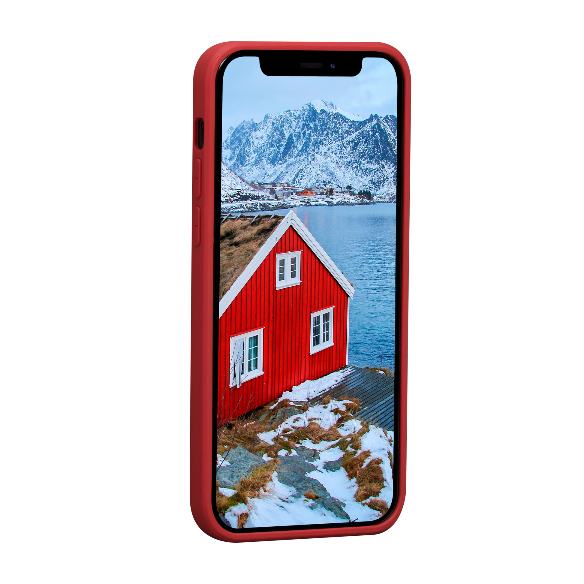 dbramante1928 Backcover – für Apple iPhone 12 mini, Recycling-Kunststoff, Rot