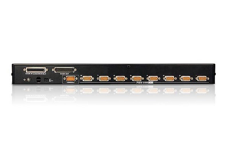 ATEN 8-Port VGA USB KVM-Switch – 2048 × 1536, Rack 1U, Daisy-Chain